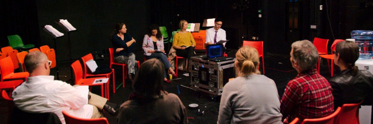 Laura Caretti, Deborah Dawkin, Kaja Bjørntvedt and Terje J Tveit in conversation.